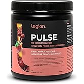 Legion Pulse Pre Workout Supplement - All Natural Nitric Oxide Preworkout Drink to Boost Energy & Endurance. Creatine Free, N