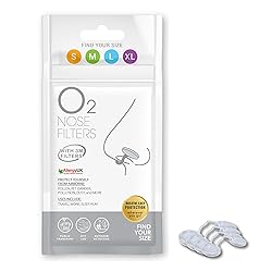 O2 Nose Filters with 3M Filtration - Allergy Nose