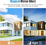 Homein One Way Window Film 90x200cm Privacy Mirror Silver Anti Glare view 6