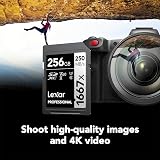 Lexar Professional 1667x 256GB SDXC UHS-II Card up to 250MB/s Read view 4