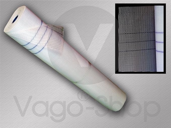 Armierungsgewebe 110g /m² 5x5mm 50m² Glasfasergewebe Gewebe