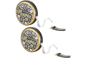 YJWZWE Soft Tape Measure Retractable Measuring Leather Mini Body Tape Measure Dual Sided Ruler for Tailor Sewing Craft Cloth 