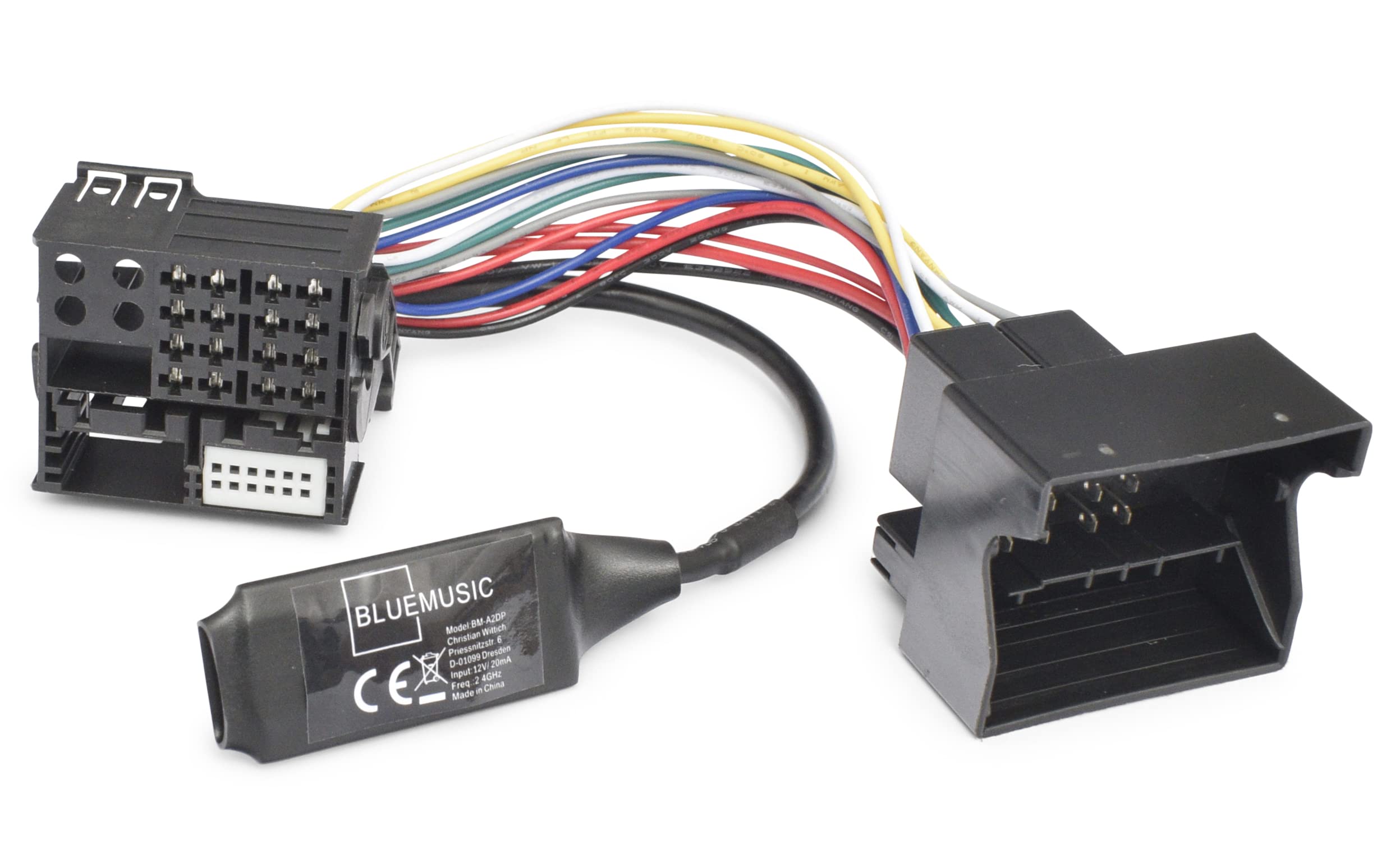 BlueMusic Bluetooth Music Adapter Compatible with Audi A4 B8 A5 8T/8F Q3 Q5 with Chorus Concert Symphony Radio