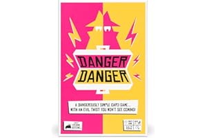 EXPLODING KITTENS LLC Danger Danger by Exploding Kittens - 2-8 Players - Ages 7+ - 10 Minutes to Play - Fast Paces Strategic Card Game - Party Game, Family Game Night, Kid and Adult Card Game