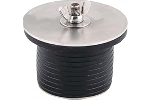 Shaw Plugs 2" Wing-Nut Mech Expansion Plug, Zinc Plated Steel, Neoprene Rubber