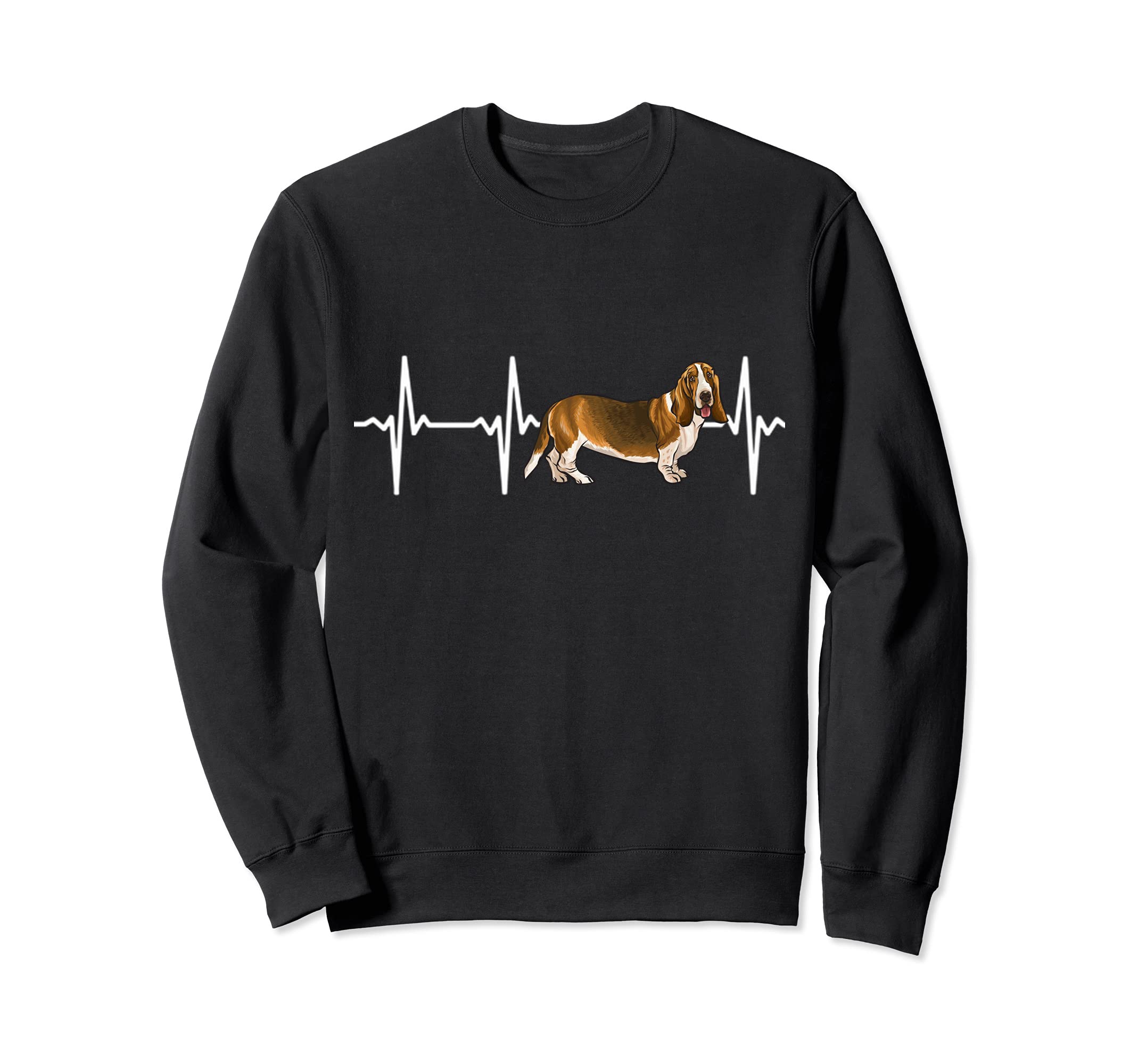 Basset Hound Heartbeat Love My Dog Sweatshirt
