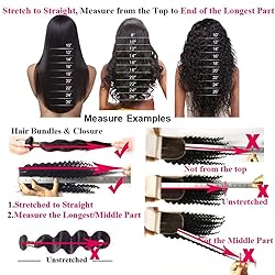 QTHAIR 14A loose Deep Wave Bundles with Closure for