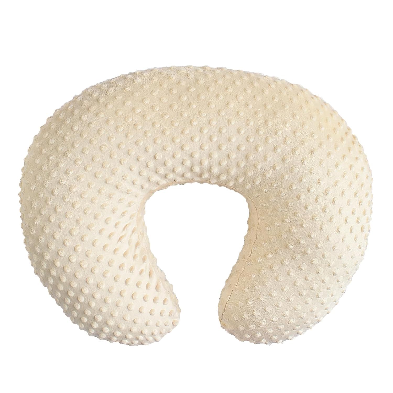 iEvolve Baby Nursing Pillow Cover Breast Feeding Pillow Cover Slipcover U Shape for Baby Boy Girl,Cover Only(LightBeige)