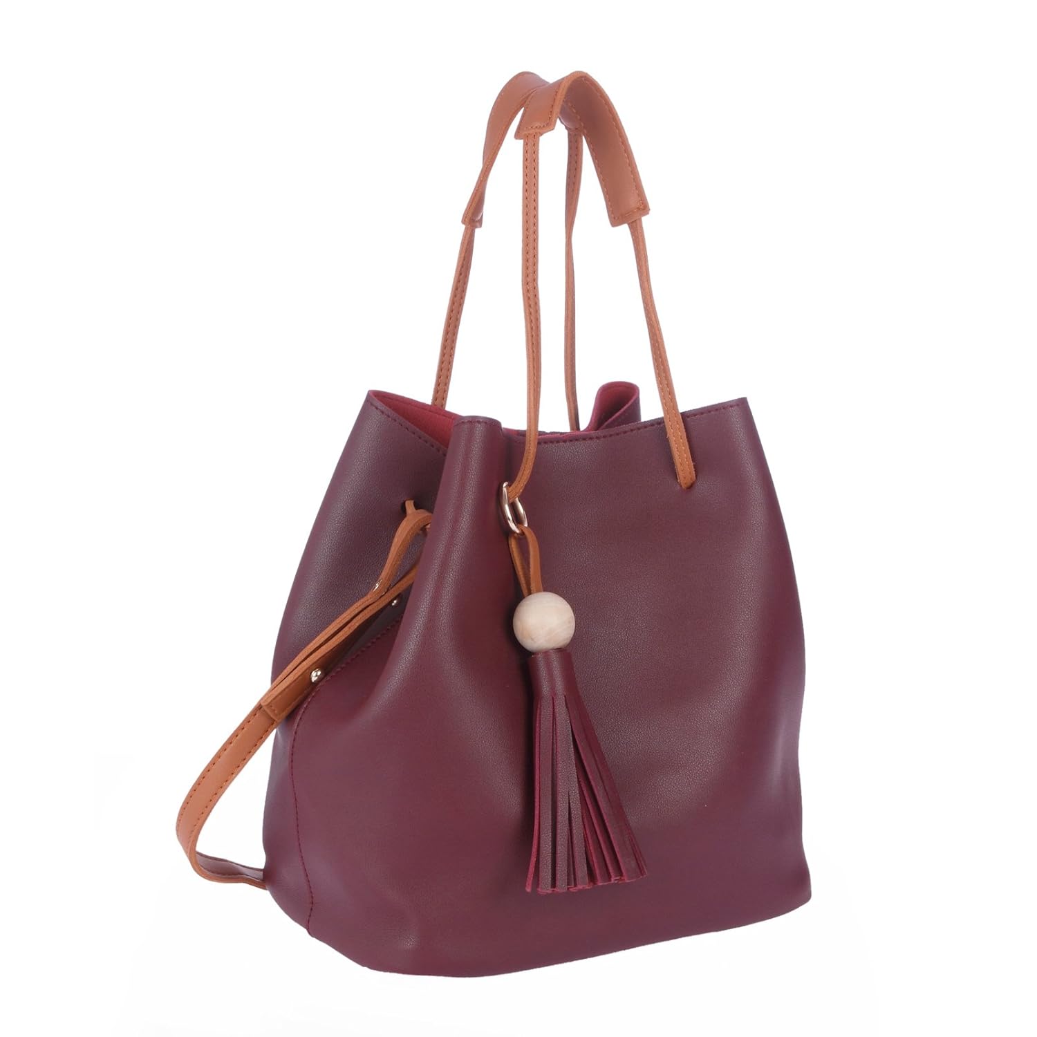 fur jaden women's sling bags with sling pouch( maroon, h231_maroon)