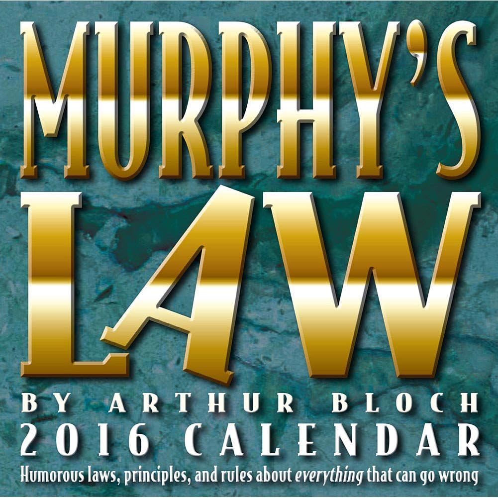 Murphy's Law Day-to-Day - 2016 Boxed Calendar 5 x 5in