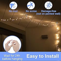 Adhesive Hooks Hanging Ceiling & Wall: Heavy Duty