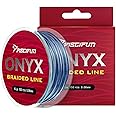 Piscifun Onyx Braided Fishing Line, Superline Abrasion Resistant Braided Lines, Zero Stretch Super Strong, Low Memory, Fast Water Cutting PE Fishing Lines, 6lb-150lb