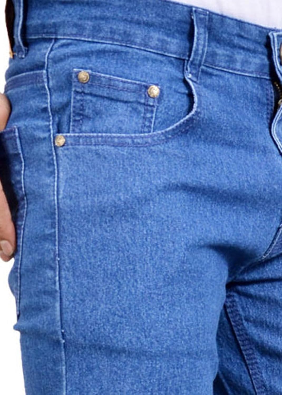 studio nexx men's blue regular fit jeans