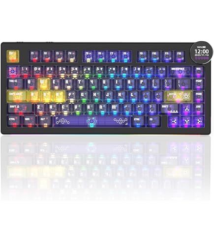 Amazon.com: AJAZZ AKP815 Mechanical Keyboard Low Profile (Brown