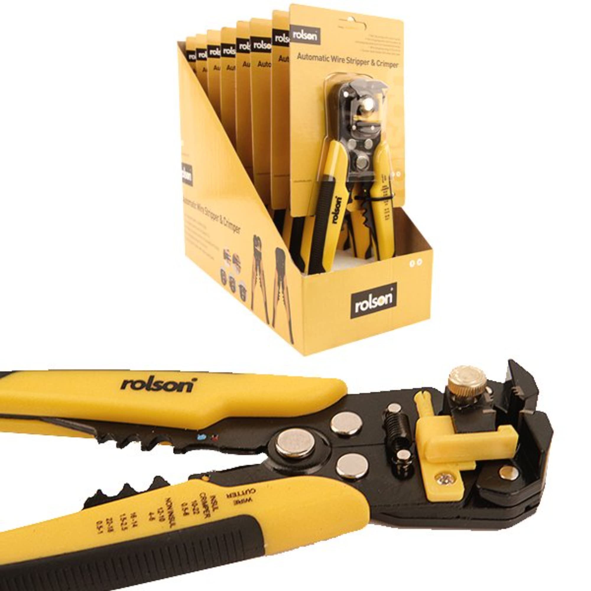 Rolson 20854Automatic Wire Stripper & Crimper