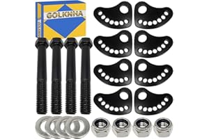 GOLKNHA ±1.5 Degree Camber Lock Alignment Fix & Upper Arm Cam Bolt Kit Compatible with Silverado Sierra Silverado 3500 2500 1500 1999-2019
