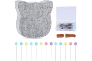 UOOU 54Pcs Needle Felting Tools,Needle Felting Kit for Beginners,Needle Felting Pad 6 in x 6 in,with Straight Pins,1 Pair Finger Cots for DIY Felting Wool Projects