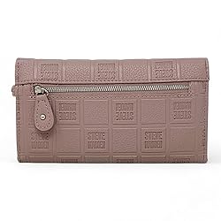 Steve Madden Women's Logobar Trifold Wristlet