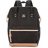 Himawari Laptop Backpack for Women&Men,Wide Open Large USB Charging Port 15.6 Inch Laptop Doctor College Work Bag(123#-Black)