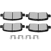 SCITOO D999 Rear Semi-Metal Brake Pads Sets | For Buick For Allure 2005-2009,For Buick For LaCrosse 2005-2009,For Chevy For Impala 2011-2013,For Chevy For Impala Limited