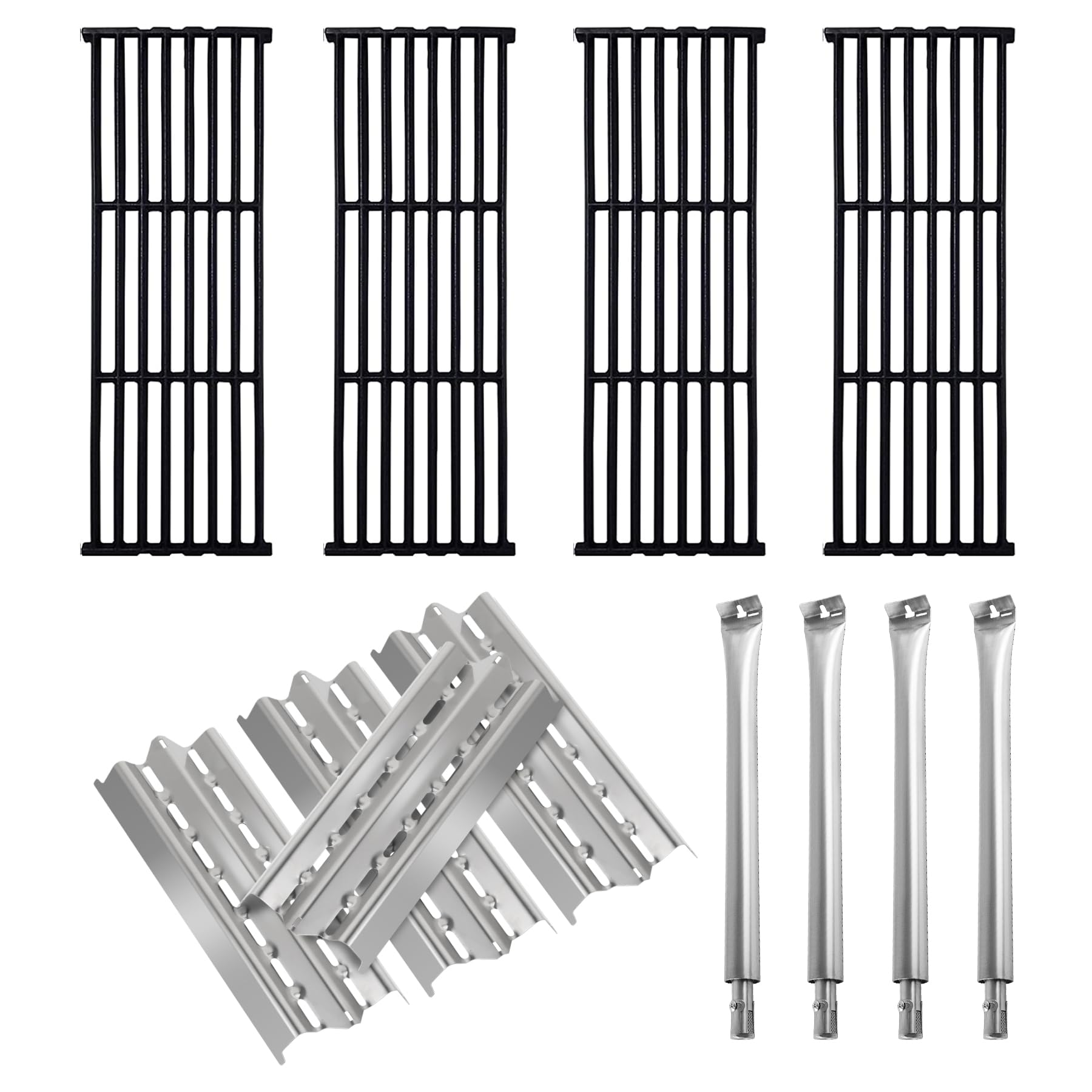 Photo 1 of Grill Replacement Parts for Broil King Baron 320 Baron 420 Baron 440 Baron 490 Baron 540 Baron 590, Baron 340, 9221-64 6023-89 6120-64 9221-54 etc, Accessories with Grill Grates, Heat Plates, Burners