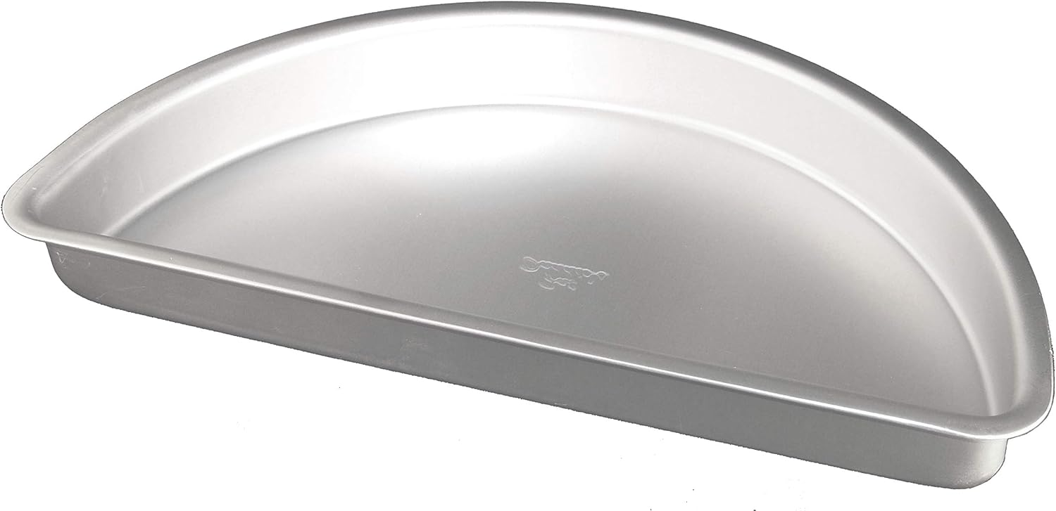 Fat Daddio's Anodized Aluminum Half Round Cake Pan, 16 Inch