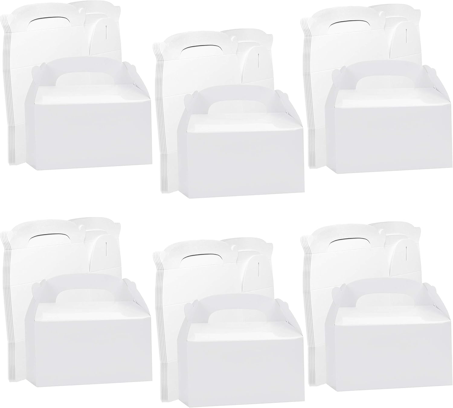 Belle Vous White Gift Boxes for Presents (24 Pack), Small Gift Boxes with Lids for Bridesmaid Proposal Birthday Presents