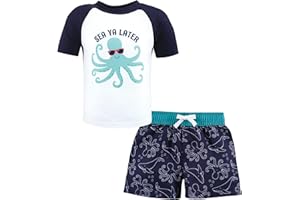 Hudson Baby Baby-Girls Swim Rashguard Set