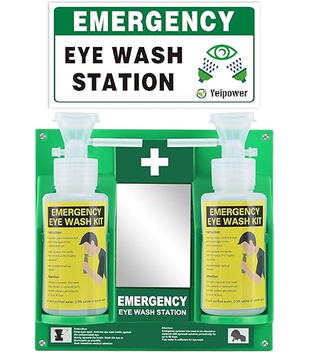 Guardian Equipment G1814 Wall Mount Eye Wash, Stainless