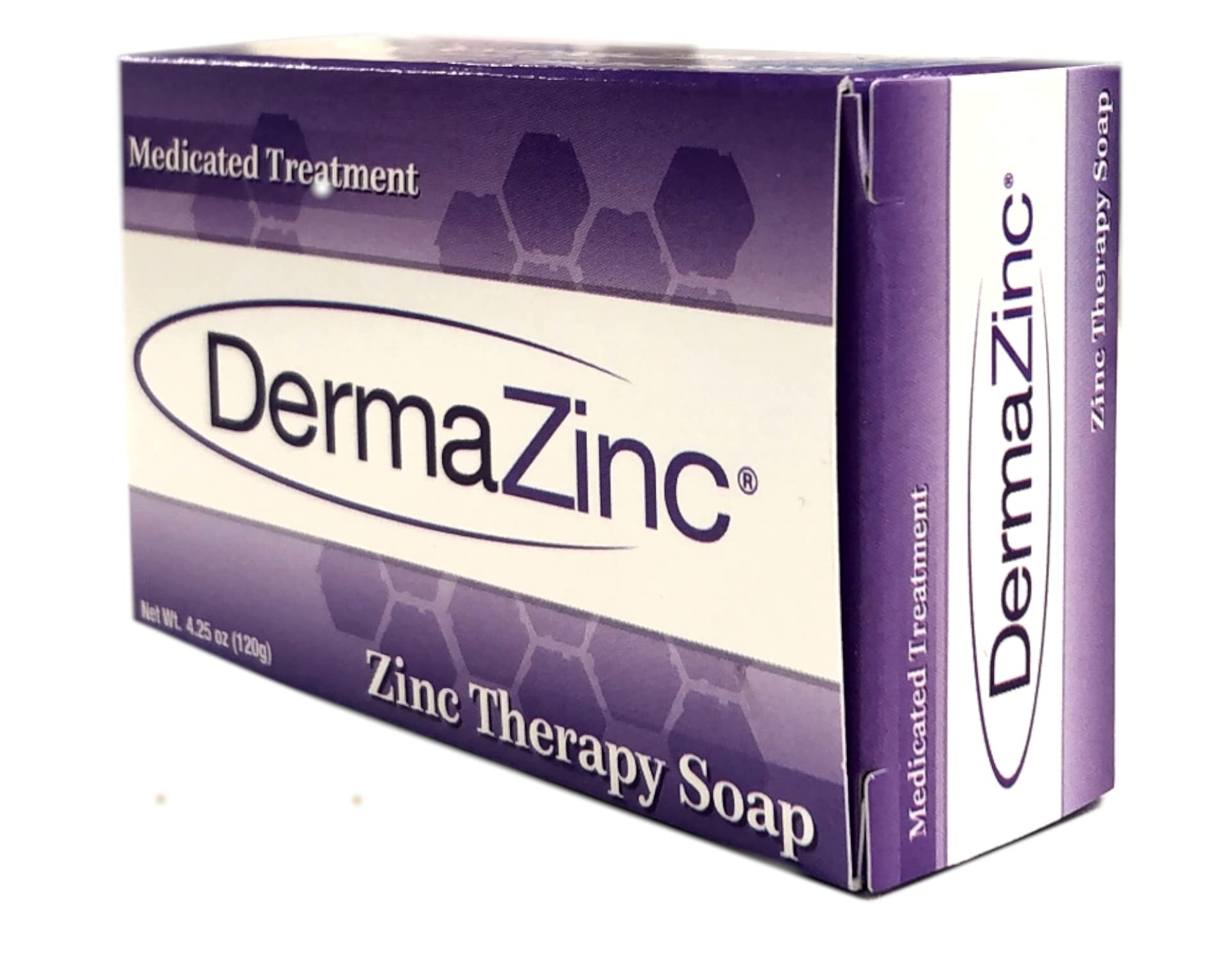 DermaZinc Therapy Soap, Zinc Soap for Skin, Disorder Relief for Psoriasis, Dermatitis, Eczema, and Other Skin Condition Symptoms