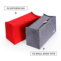 Doxo Purse Organizer Insert, Felt Bag in Bag with