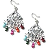 Traditional Indian Look Hanging Lightweight Jhumka Jhumki Earrings Ethnic Bollywood Traditional Jewelry Bohemian Chandelier Earrings for Women