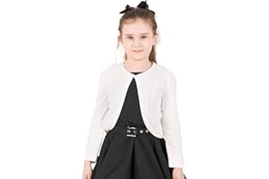 BlackButterfly Kids Long Sleeve Lace Bolero Cardigan Childrens Girls Shrug