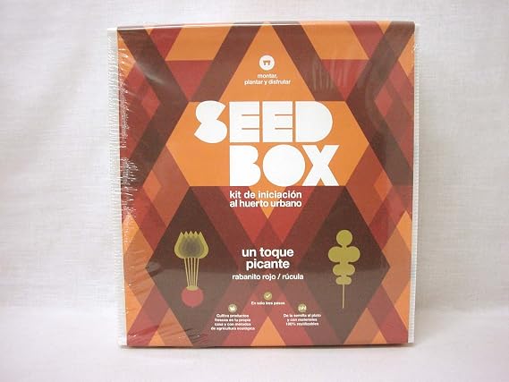 SEED BOX KIT HUERTO URBANO UN TOQUE PICANTE RUCULA RABANITOS ...