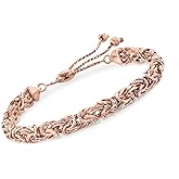 Ross-Simons 18kt Rose Gold Over Sterling Byzantine Bolo Bracelet