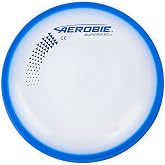 Aerobie Superdisc Outdoor Flying Disc with Rubber Spoiler Rim for Ages 5+ | Lightweight Aerodynamic Center Enables Smooth, High Flying Play and Comfortable Catches; Durable Travel Size Flying Ring