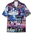 Funny Horse Hawaiian Shirts for Men Women, Love Horse Racing Hawaiian Summer Short-Sleeve Casual Relaxed-Fit Button-Down