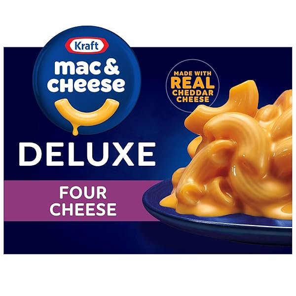 KRAFT DELUXE MAC AND CHEESE, 1 BOX, FOR...