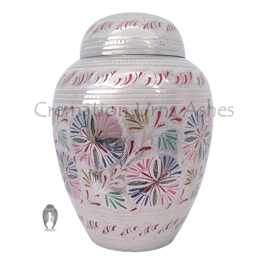 Cremation Urns Ashes UK, Medium Size 7" Dom Top Colorful Funeral Ashes