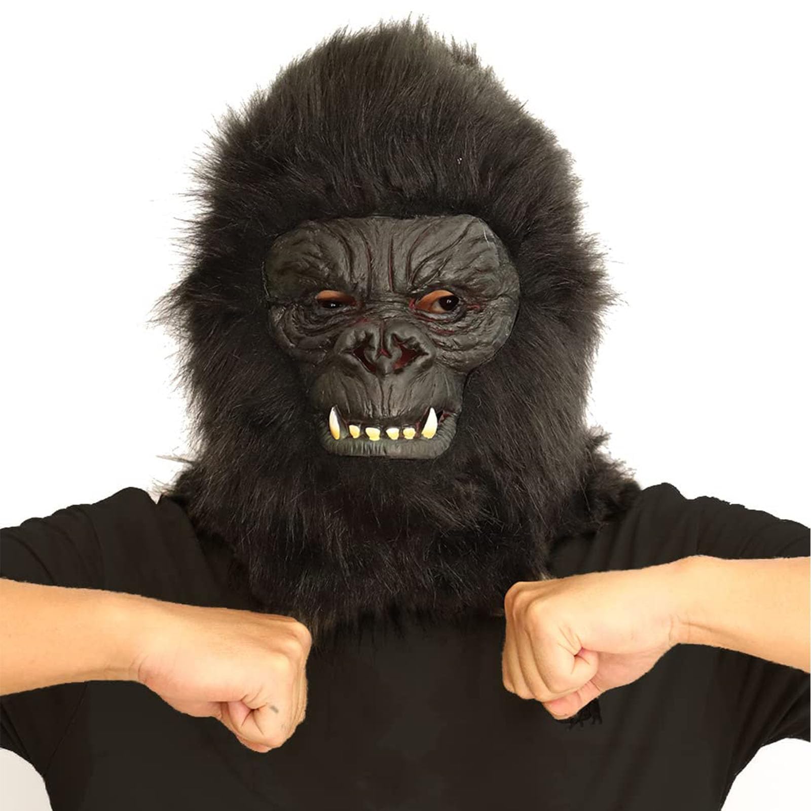 gonymask Animal Gorilla Head Mask Ape Novelty Halloween Dressing Up Costume For Party Props