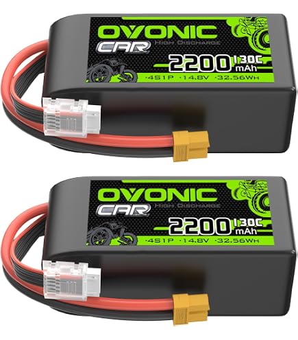 size wire for a 4s 35 c 2200 mah lipo Amazon.com: OVONIC 4S LiPo Battery 2200mAh 14.8V 130C Short RC Battery with  Dean-Style T Connector : Toys & Games