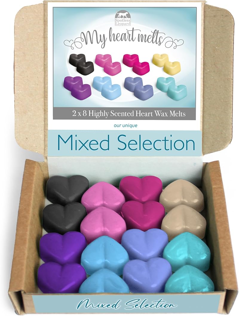 Spotless Leopard Mixed Scents Wax Melts - 16 Heart Shaped Melts