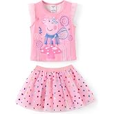Peppa Pig Toddler Girls Skirt Sets Top Shirt and Skirt for Birthday Party | Officially Licensed, Soft Fabric