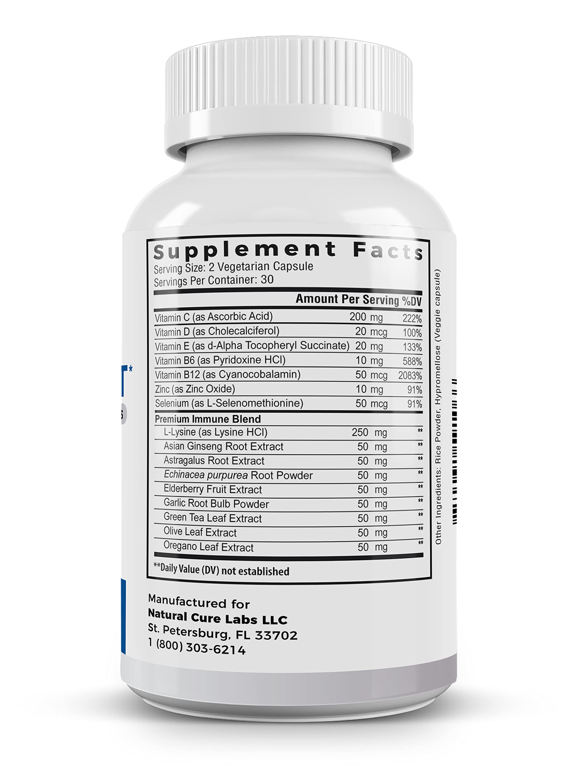 Palmara Health Premium Immune Support, 60 Capsules