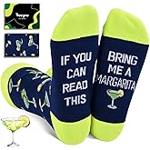 HAPPYPOP Funny Socks for Men Women - Taco Margarita Gifts, Maxican Food Socks