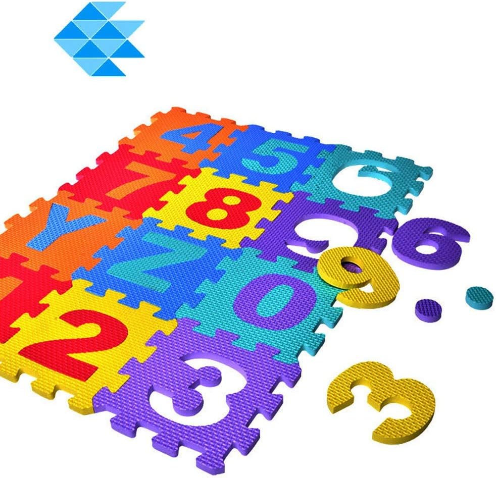 alphabet and number floor mat