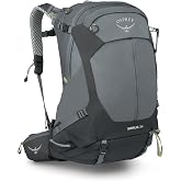 Osprey Sirrus 34L Women's Hiking Backpack, Gray OS | daypack, travel daypack, camping pack, waterproof raincover, rain cover included, waterproof storage, dry bag, Gray color