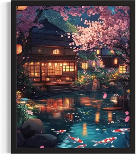 Amazon.com: The Art Stop Painting Japanese Woodblock NOGE Yokohama