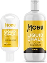 MOBU Liquid Chalk 250ml Maximum Grip No Mess Weightlifting Yoga Climbing