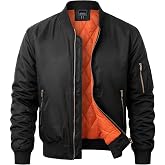 MAGNIVIT Men's Bomber Jacket Fall Winter Military Jacket and Coats Outwear